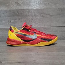 Nike Kobe 8 Id Mens Size 9 Red Yellow Custom ...
