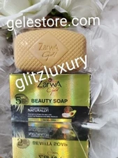 X 1 Zarwa Gold Nourishieing & Whitening Face & Body Soap. ALL SKIN TYPES 