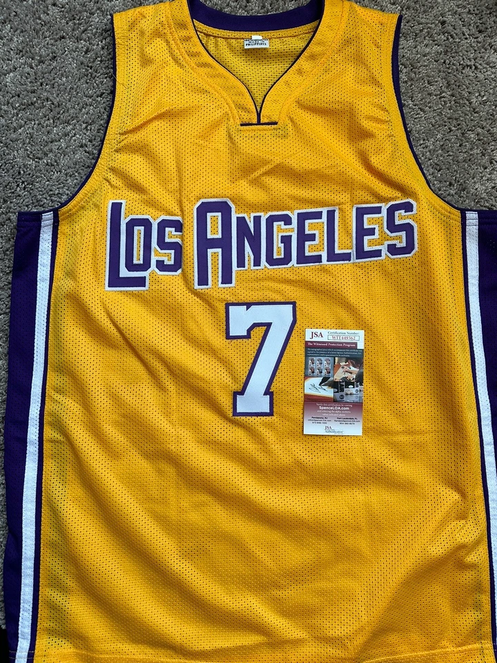 Camiseta autografiada/firmada de Lamar Odom de Los Angeles Lakers  Foto 3 de 3