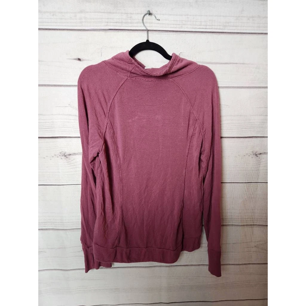 yogalicious pullover long sleeve modal blend stretch shirt