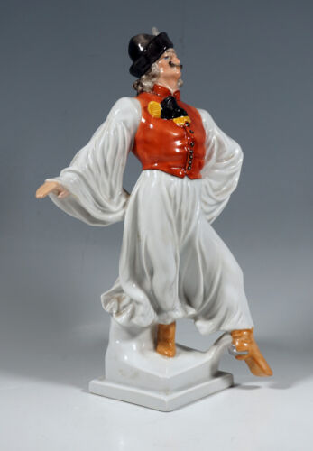 Herend figurka węgierskiego tancerza Gardas kolorowa szkliwiona wys.: 29 cm około 1960 roku - Zdjęcie 1 z 4