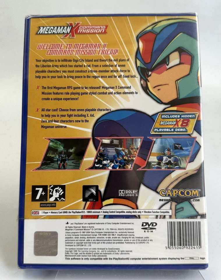 PS2 Megaman X Command Mission, New And Factory Sealed — 第 2/4 张图片