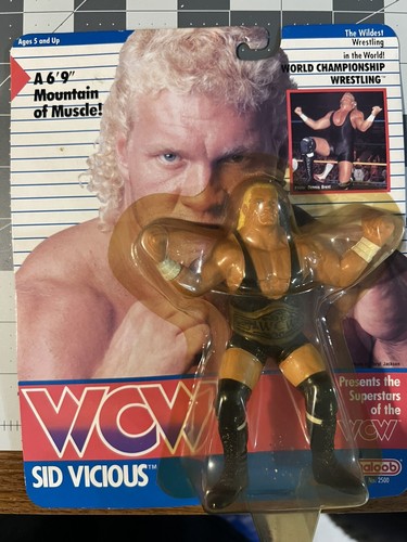WCW galoob SID VICIOUS SID JUSTICE MOC FIGURE ECW ...