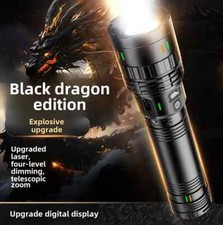 LED White Laser Flashlight Charging Portable Strong Light Long Range Multi Light