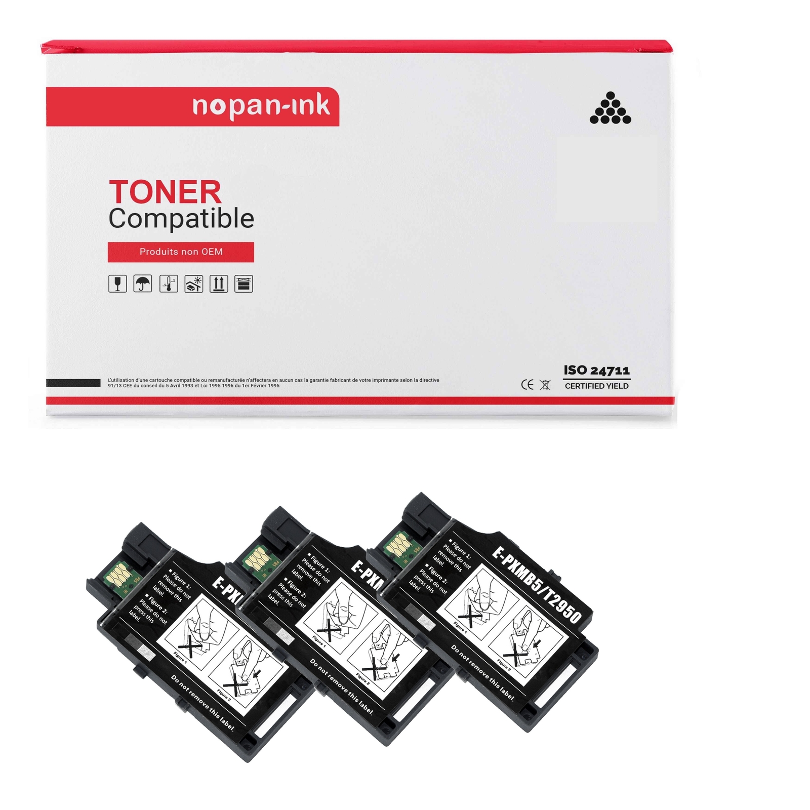 Collecteur encre usagée T2950 compatible Epson C13T295000 kit maintenance NOPAN-INK