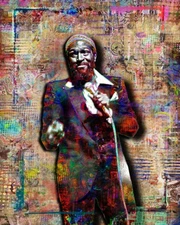 MARVIN GAYE 16x20in Poster, Marvin Gaye  Pop Art Tribute Free Shipping US