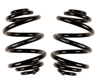 Pair Set 2 Rear Bilstein B3 Coil Springs For BMW E46 Base Convertible STD Susp