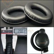Oval Ellipse Egg Shape Soft Leather Ear Pads Foam Cushion For Koss HQ1 Headphone