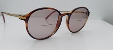 Vintage Logo Paris Brown Round Sunglasses France FRAMES ONLY