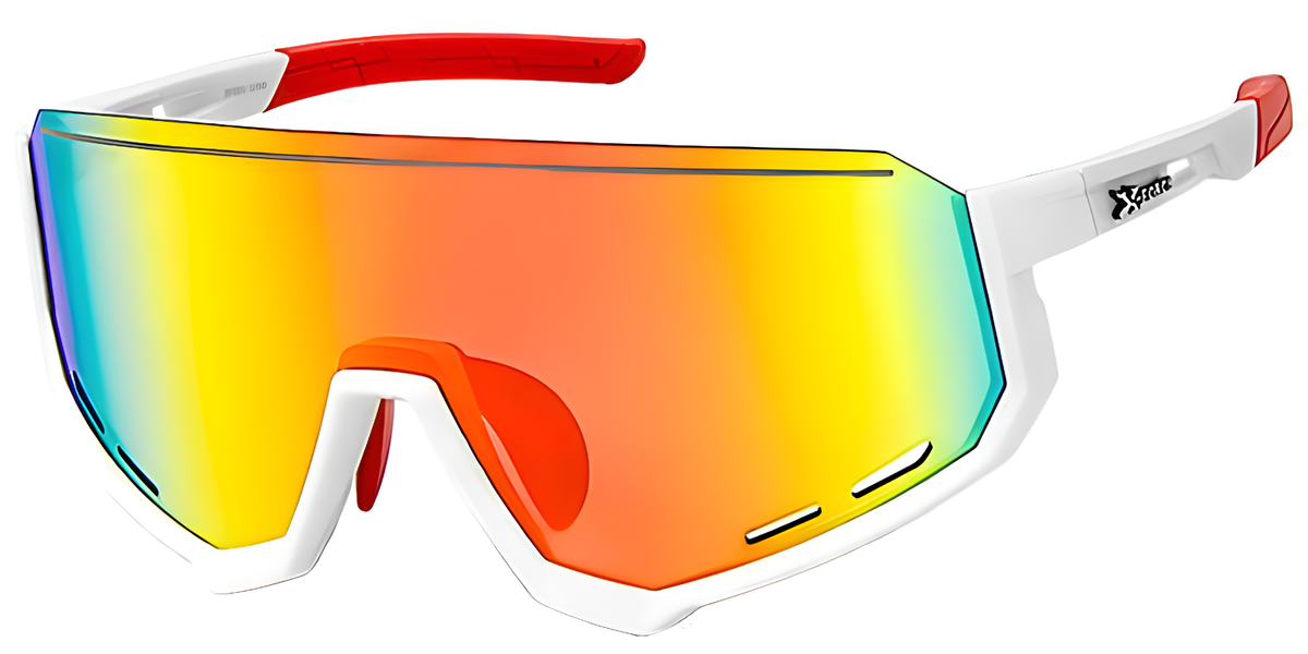 Occhiali Oversize Sport Occhiali Da Sole Sportivi X-Force XF09 A Specchio, Stile Oversize - Protezione UV400, Per Baseball Occhiali Beach Volley Uomo