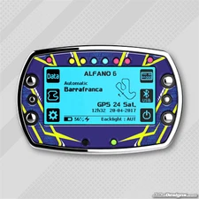 2022 LN KART STYLE GEL STICKER FOR ALFANO 6 LAP TIMER - KARTING