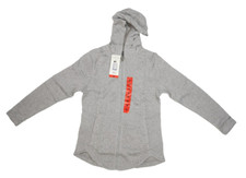 Eddie Bauer Radiator Fleece Full Zip Hooded Jacket Gray Womens M