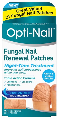 Opti-Nail Fungal Nail Renewal Patches - 21 Patches Night-Time Treatment Impro...