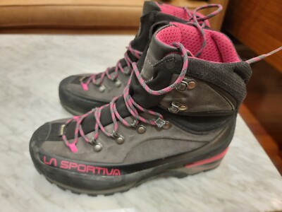 La Sportiva TRANGO ALP Boots Size 39 EU/7.5 US Women's/6.5 US Men's Black/Pink