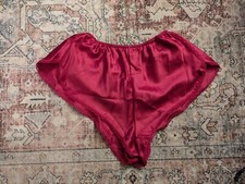 Vintage Warner's Pink High Cut Satin Shorts Style 55007 Small