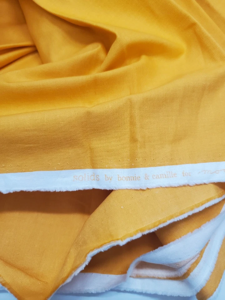 Bonnie and Camille Fabric Solids Moda Scrumptious Retro Orange Quilt ONE YARD - Image 2 of 2