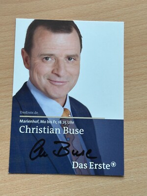 Christian Buse - Marienhof - Autogrammkarte original signiert - #41426