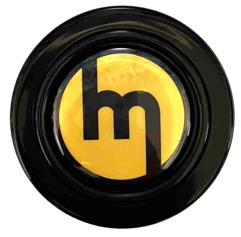 MAZDA Retro YELLOW JDM Horn Button for SPARCO OMP MOMO NARDI