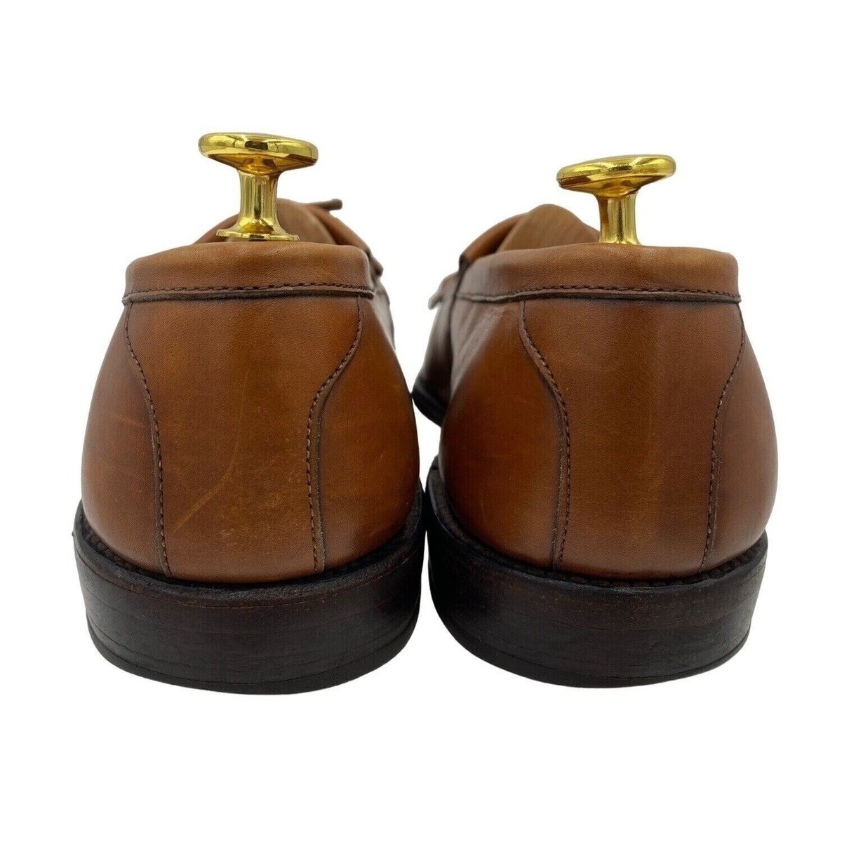 Allen Edmonds Chelsea mens 9 brown all leather dress shoes tassel loafers 42 Allen Edmonds Chelsea mens 9 brown all leather dress shoes  main image 2
