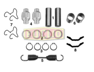 Euclid E-3373HD Minor Brake Repair Kit Trailer 12.25 in | eBay