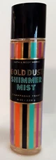 Bath Body Works Gold Dust Shimmer Mist Fragrance Champagne Toast 8oz