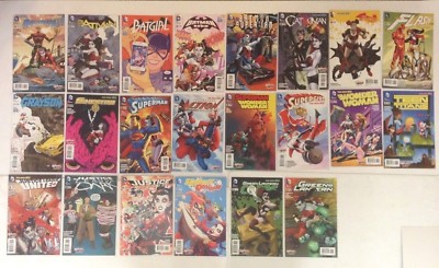 HARLEY QUINN VARIANT COVER MONTH DC 22x COMICS NEW 52 COMPLETE SET