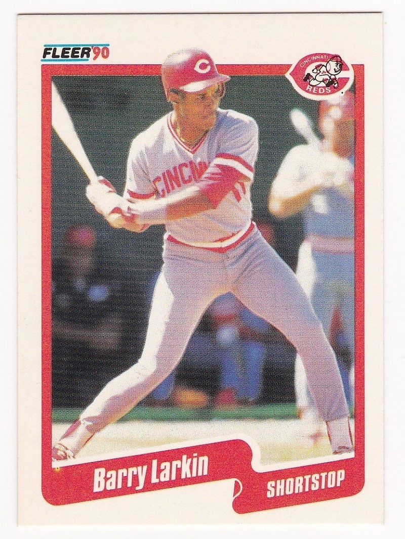 その他 BARRY LARKIN 04 FLEER CLASSIC CLIPPINGS Barry Larkin 1994 Fleer ML Baseball Insert Card #45/50 Reds