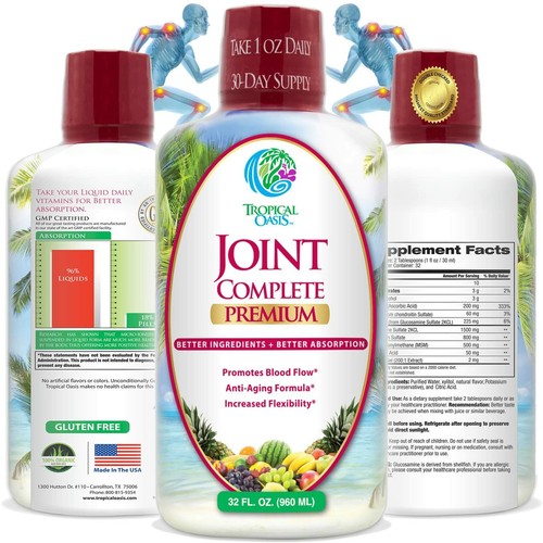 Joint Complete Premium - Liquid Joint Supplement with Liquid Glucosamine Sulfate - Picture 1 of 6