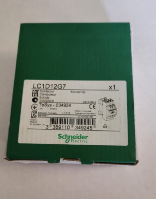 Schneider Electric LC1D12G7 Contactor 12A 120vac 3P 3NO Series Telemecanique