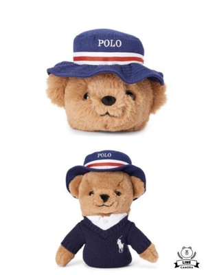 Ralph Lauren Head Cover For Driver Bear Polo Golf Goods Cute Animal Set of 2 JP!