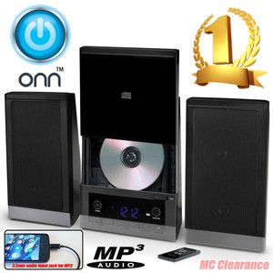 onn cd mini stereo system with bluetooth