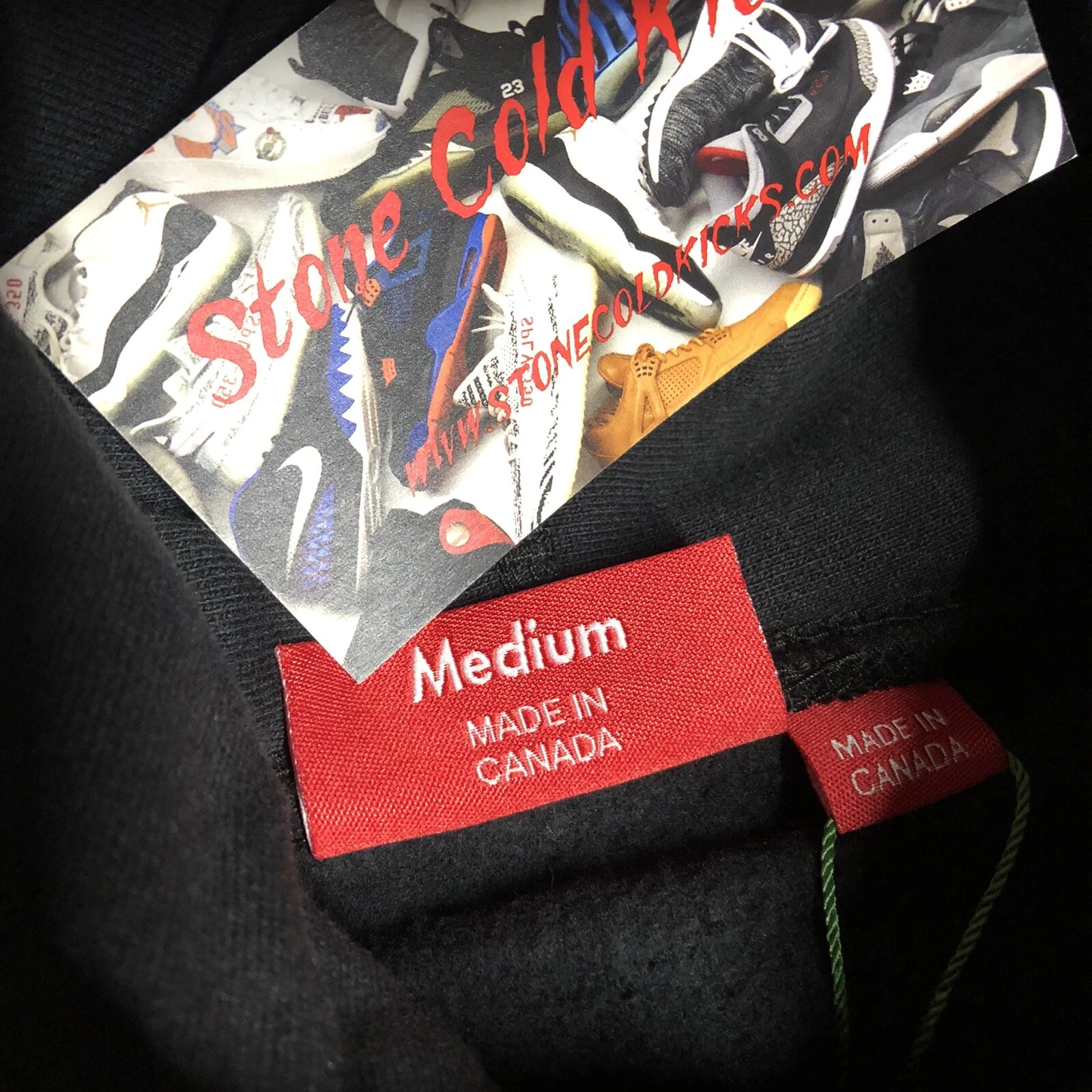 Felpa con cappuccio Supreme KAWS Chalk Box logo TAGLIA MEDIA