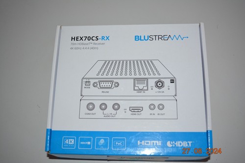 Blustream HEX70CS-RX HDBaseT™ CSC Receiver Supporting HDMI2.0 4K60Hz (20) DK