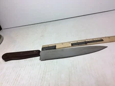 VTG Old Homestead Japan Chef Knife LIFETIME CUTLERY 8.25" Long Serrated Blade