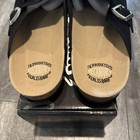 MECKMANLY Mens Clogs Mules Black Suede Cork Footed US 12 New — photo 6