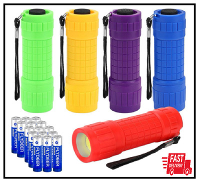 5 Pack Plastic Small Mini LED Flashlight COB Flashlights for color 1