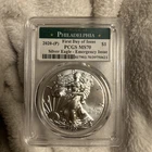 2020(P) American Silver Eagle Emergency Issue PCGS MS70 First Day Of Issue