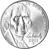 2011 P Jefferson Nickel 5c Coin from Mint Set