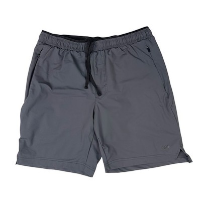 LEG3ND Mens Athletic Workout Shorts Size S Gray Pull On Training Gym