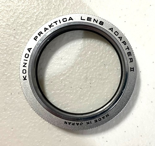 Konica Praktica Lens Adapter II - Made in Japan - M42 Screw Mount
