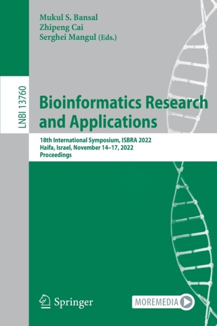 Bioinformatics Research and Applications: 18th  by Mukul S. Bansal PAPERBACK