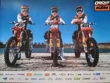 Poster Motocross OSICKA MX TEAM KTM RACING # 45 # 446 # 401