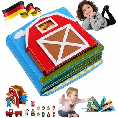 Busy Board, Montessori Spielzeug Für Ab 1-6 Jahre Kleinkinder Baby Activity.
