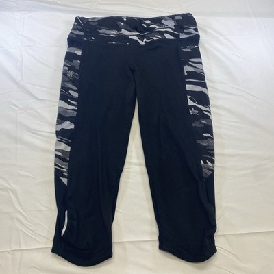 Black / White Print Athleta Spliced Fire Be Free Knickers! Size Extra Small!