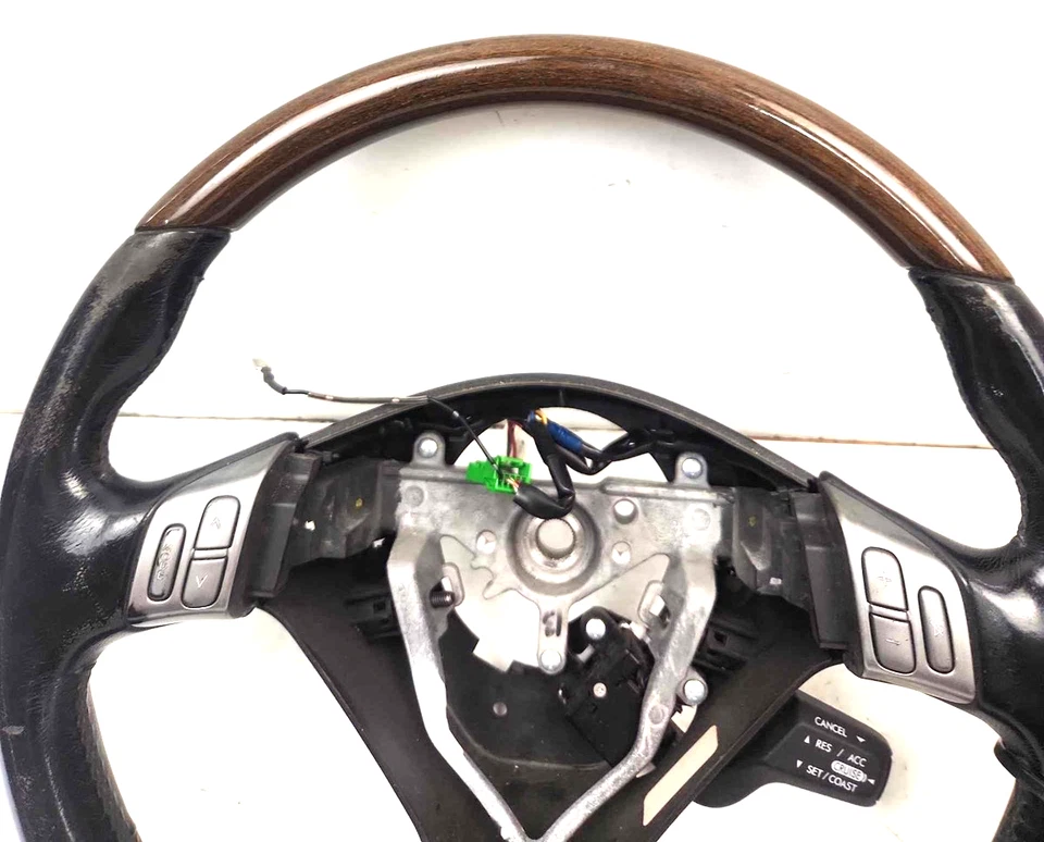 Volante Subaru Legacy Outback Momo 2005-07 madera cuero OEM Foto 3 de 4