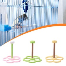 Bird Perch Bird Toy Stable Enrichment Play Fun Visual Stimulating Cage Decor