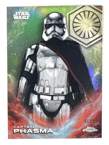 2025 TOPPS CHROME STAR WARS CAPTAIN PHASMA #19 GREEN REFRACTOR /99