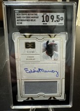 24 Topps Definitive - Definitive Auto Relics Eddie Murray #DARC-EM /40 (AU, MEM)