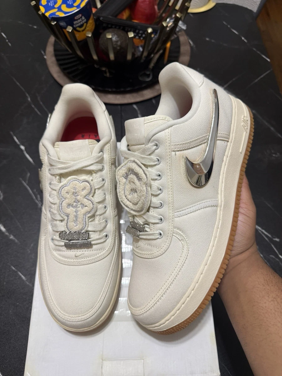 Nike Air Force 1 Travis Scott シューレース付き 26日発売のTRAVIS×NIKEコラボシューレース替えてみた👟#シューレース
