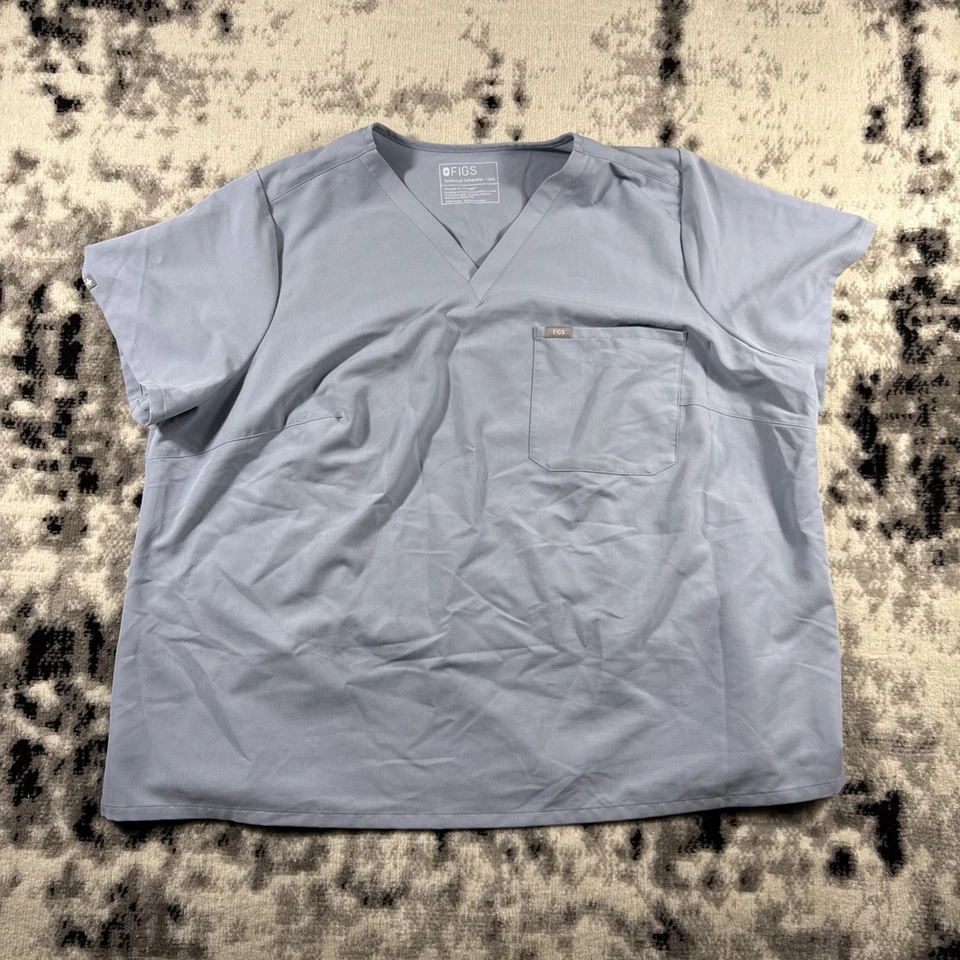 Figs Catarina / Zamora Set Womens Size 5XL / P4XL Light Blue Hospital Nursing - Image 2 of 4